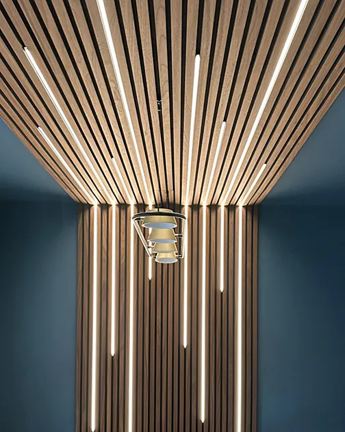 Elegant integrated lighting and feature dining pendant